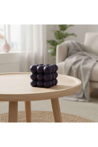 PAN HOME Willa Bubble Candle 200gm - Black