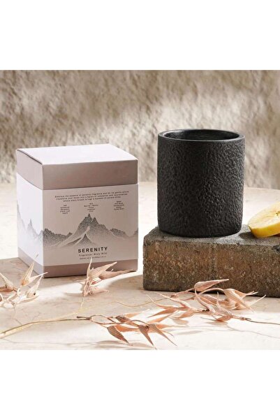 PAN HOME شمعة معطرة في وعاء زجاجي من سيرينيتي ميستي وايلد، 80 جرام - أبيض - ت...