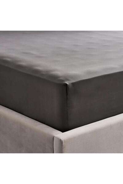 PAN HOME Everyday King Fitted Sheet 180x200+33cm - Grey