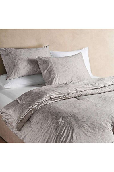 PAN HOME Luxe Meadow Paisley 3-piece Queen Comforter Set 200x240cm - Grey