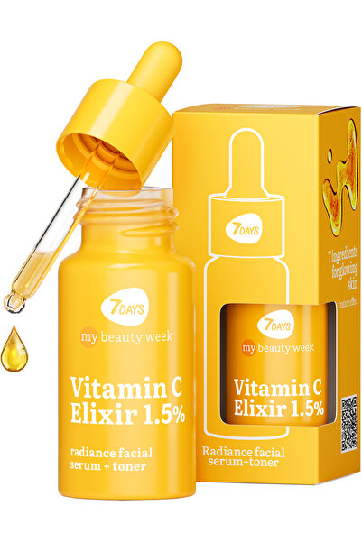 7DAYS My Beauty Week Elixir Vitaminic 1.5% Ser Facial pentru Strălucire + Ton...