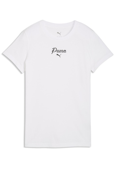 Puma 691760 Ess Script Tee Majica Ženska Majica BELA