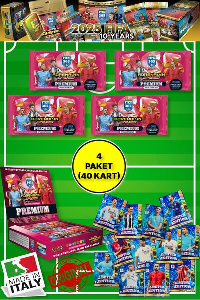 TOYFEST Panini Fifa 365 - 2025 Official Special Edition Premium Card Futbolcu...