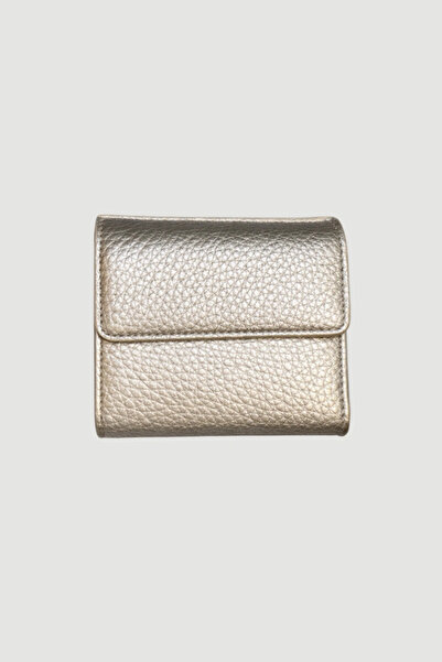 Gusto Mini Clamshell Wallet - Gold
