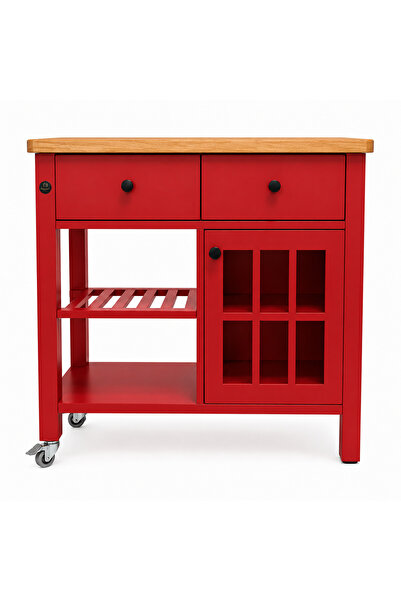 Dipole Furniture Mate Mat Lake Kırmızı (RAL-3016) Servant Mobilyası