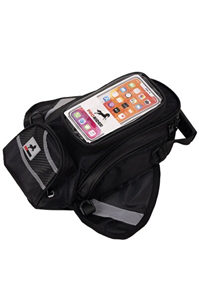 ebakbak Motosiklet Depo Üstü Çanta Tank Bag Manyetik Impertex Kumaş Telefonlu...