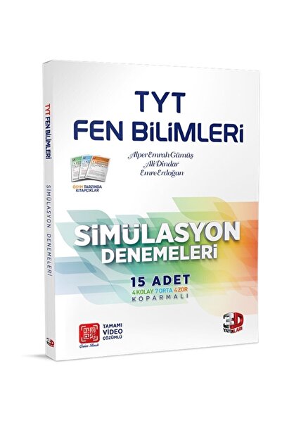 3D Yayınları Tyt 3d Sımulasyon Fen Bılımlerı Denemelerı