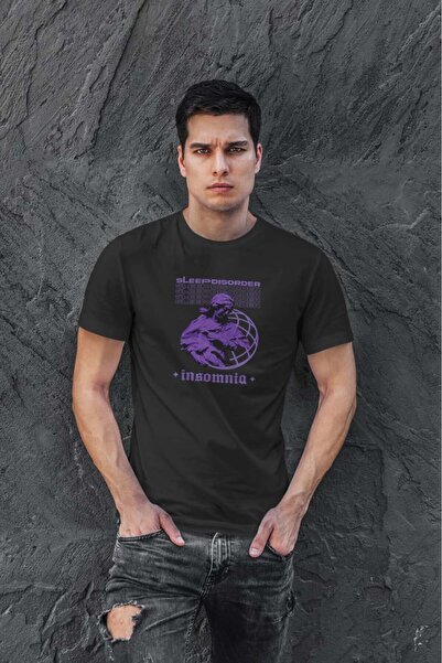 buzagi tasarım ürünleri Regular Fit Black Unisex T-Shirt