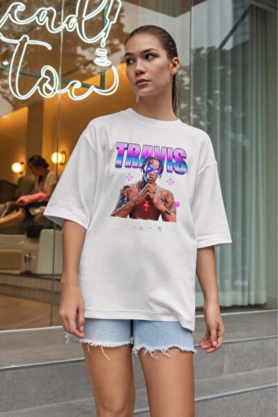 buzagi tasarım ürünleri Urban Oversize Unisex White T-Shirt