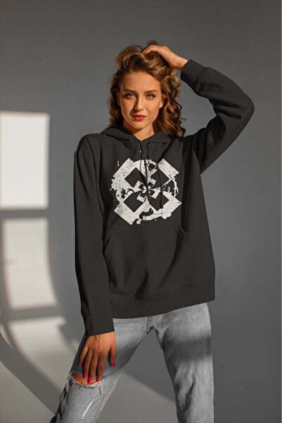 buzagi tasarım ürünleri Chevelle Digital Print Hooded Unisex Sweatshirt