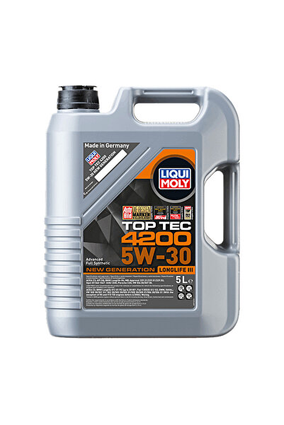 Liqui Moly Ulei Motor Top Tec 4200 5W-30 5L Sintetic VW 504.00 507.00 BMW LL-...
