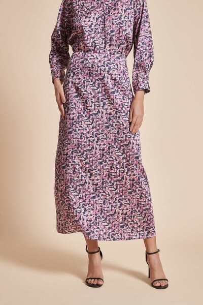 Yola Graphic Print Maxi Skirt
