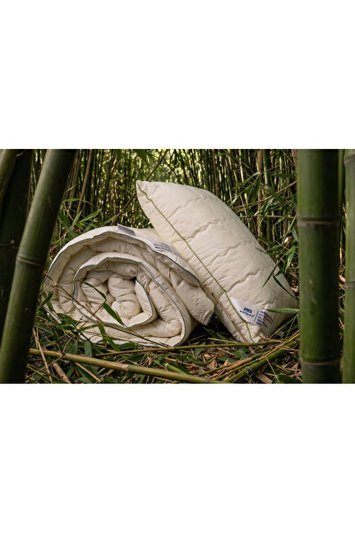 wellbed Double Bamboo Filling Bamboo Printed Satin Piping Comforter