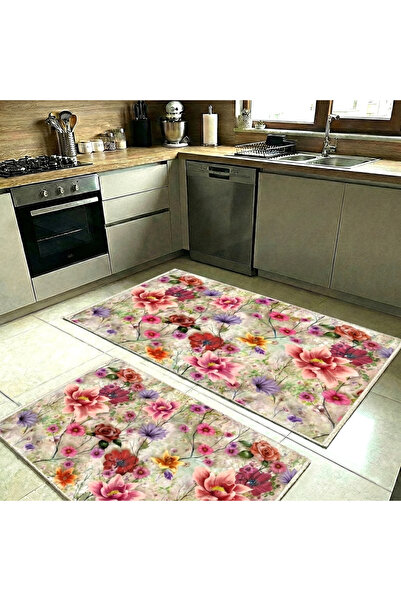 OEM Set de 2 covorașe de bucătărie antiderapante 60x80 cm + 60x120 cm, CBU303