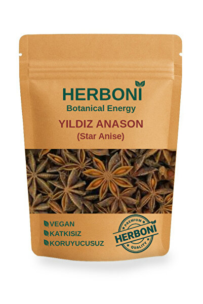 Yıldız Anason 50gr ,Star Anise, Whole Star Anise, Badian, Doğal ve Katkısız