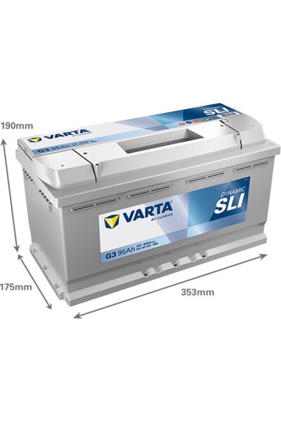 Varta Baterie auto G3 Dynamic SLI 95Ah 12V 595402080K262