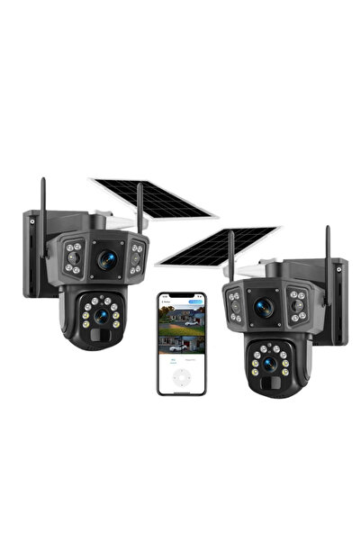 Innova Set 2 x Camera Supraveghere Solara Dubla WIFI