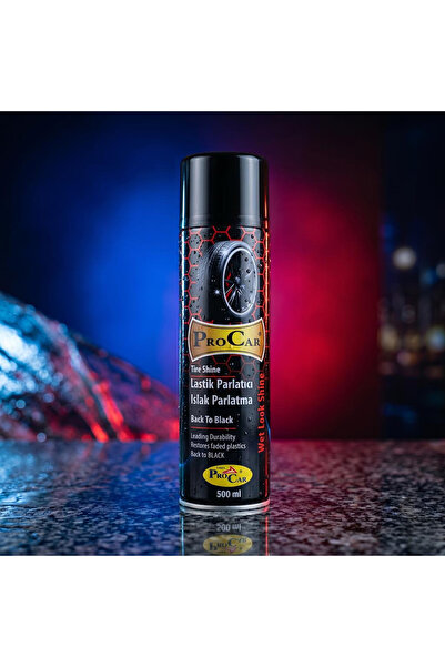 procar 500 ml Aerosol Lastik Parlatıcı Sprey - Islak Görünümlü, Uzun Süre Kal...