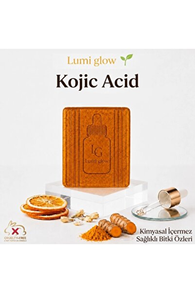 LUMİ Kojic Asit sabunu , Zerdeçallı Va Kojic Asit Etkisiyle Leke Karşıtı, Koj...