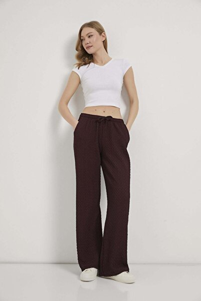 Arma Life Armalife 26785 women's trousers with waist tie detail Textured