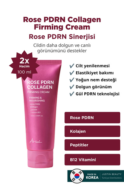 Ariul Rose PDRN Collagen Firming Cream - Gül PDRN & Kolajen Sıkılaştırıcı Yüz...