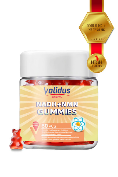 Validus Nmn 50 mg nadh 20 mg 60 gummies