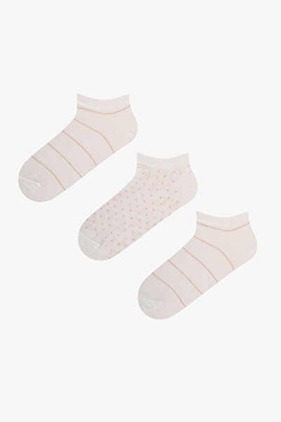 Penti Stripe 3-Pack Bootie Socks