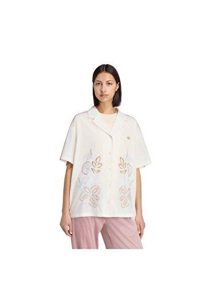 adidas Women's White T-Shirt Resort Shirt Ky3164