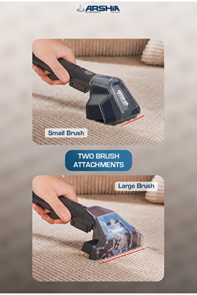 Arshia Spot Cleaner with Dual Water Tanks, 750W Copper Motor, 6.45m Cleaning Range, 5m Power Cord