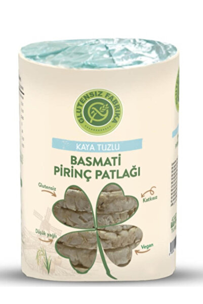 GLUTENSİZ FABRİKA Glütensiz Fabrika Basmati Pirinç Patlağı 90 g (6 adet)