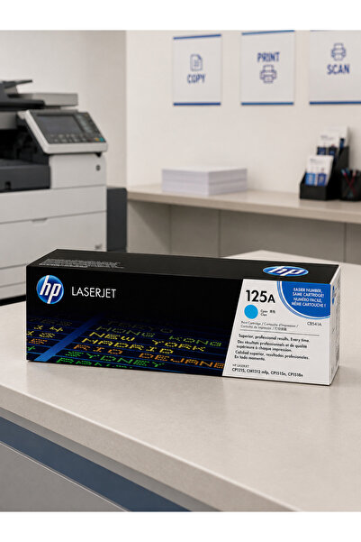 HP 125A Cyan Original Laserjet Toner Cartridge - Cb541A