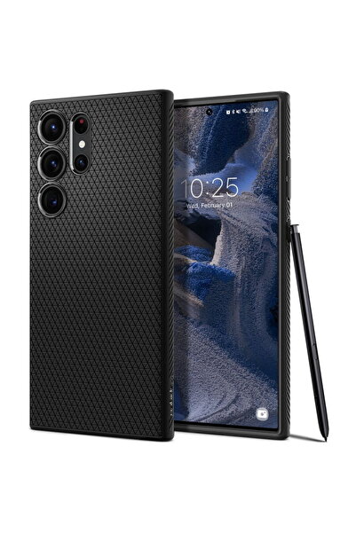 Spigen Husa Plastic - TPU Liquid Air pentru Samsung Galaxy S23 Ultra S918, Ma...