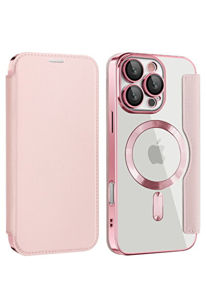Techsuit Husă pentru Samsung Galaxy A17 5G - SmartMag Book Case - Roz