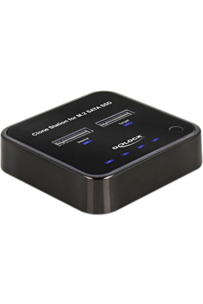 DELOCK USB 3.0 Docking and Clone Station M.2 SATA, Docking Station (black, M....