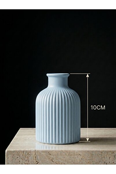 CANSEB Elegance Premium - Light Blue - 10CM Boyunda - Kendinden Kokulu - Çizg...
