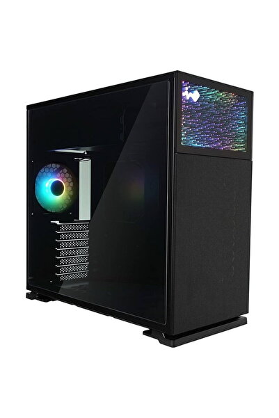 INWIN N127 Midi-Tower Tempered Glass Negru