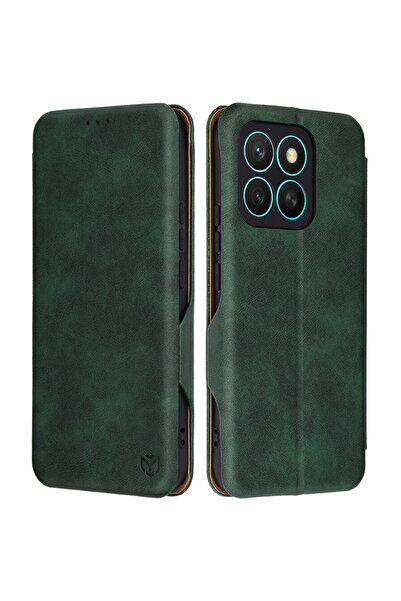 Techsuit Husă pentru Honor X8c - Safe Wallet Plus - Verde