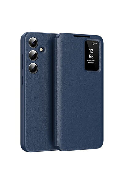 Techsuit Husa pentru Samsung Galaxy S23 FE - SmartView Series - Blue