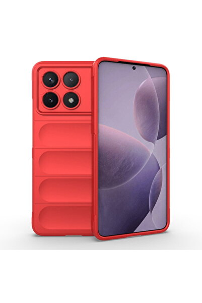 Techsuit Husa pentru Xiaomi Poco F6 Pro - Magic Shield - Red