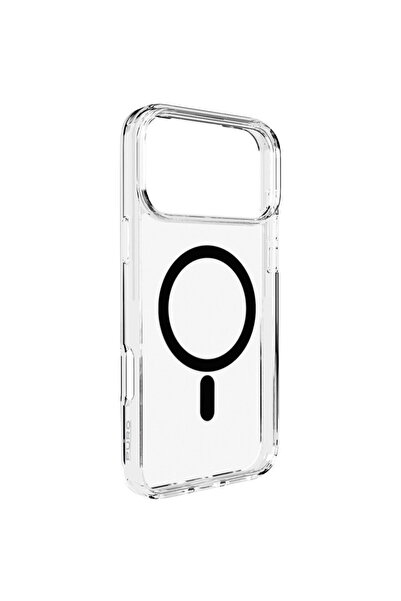 Puro Lite Mag TPU+PC Case Compatible with MagSafe for iPhone 17 Pro - Transpa...