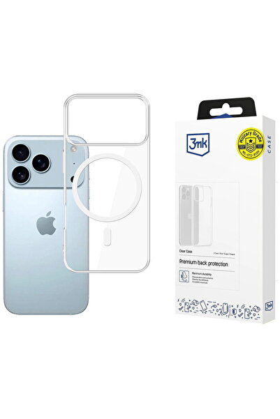 3MK Iphone 17 pro max case - transparent magcase - Sheer
