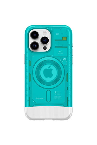 Spigen Classic C1 MagSafe, albastru Bondi - iPhone 15 Pro