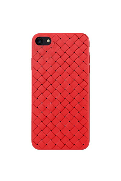 Devia Woven Pattern Design Soft Case iPhone SE2 red