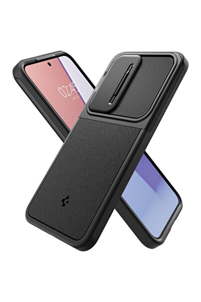 Spigen Husa Samsung Galaxy S24 FE - Armură Optică - Negru