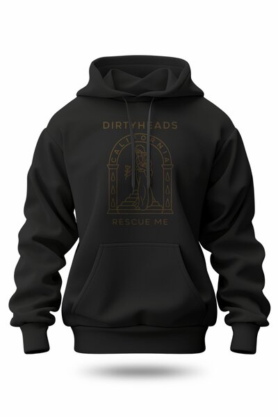 buzagi tasarım ürünleri سويت شيرت بقلنسوة مطبوع عليه Dirty Heads Digital Prin...