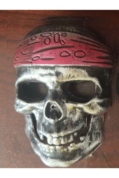 Genel Markalar Kuru Kafa Maske   Hallowen Cadılar Bayramı Kuru Kafa Maske Siy...