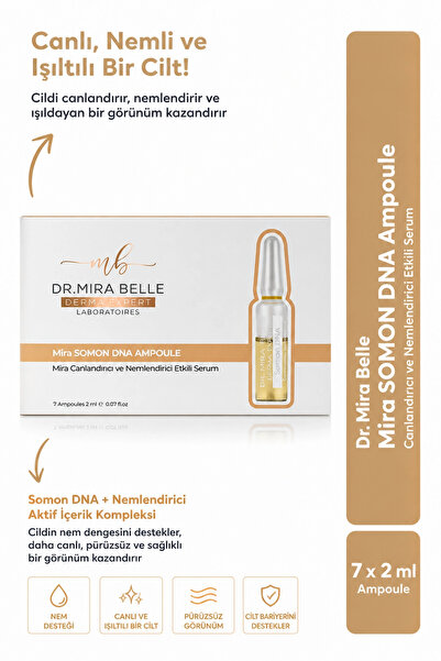 Dr. Mira Belle Derma Expert Tüm Ciltler İçin Somon DNA & Hyaluronik Asit Yoğu...