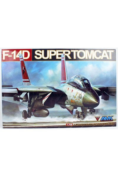 Genel Markalar AMK 88009 1/48 Ölçek, F-14D Super Tomcat, Savaş Uçağı, Plastik...