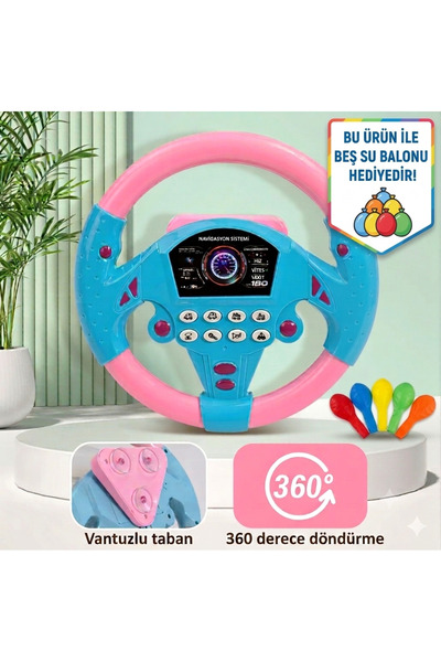 BESTTOYS Oyuncak direksiyon sabitleyici aparati ile birlikte mor siyah renkte...