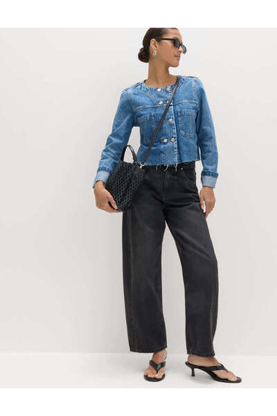 Marks & Spencer Orta Bel Barrel Paça Jean